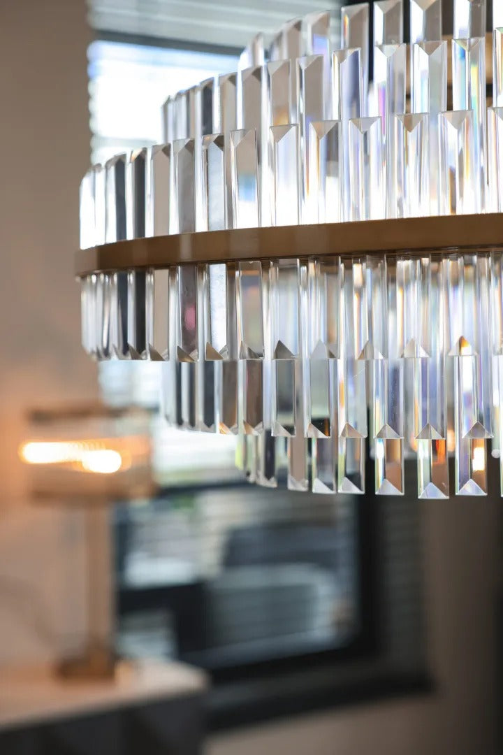 Luster DESIRE krištáľový so zlatým