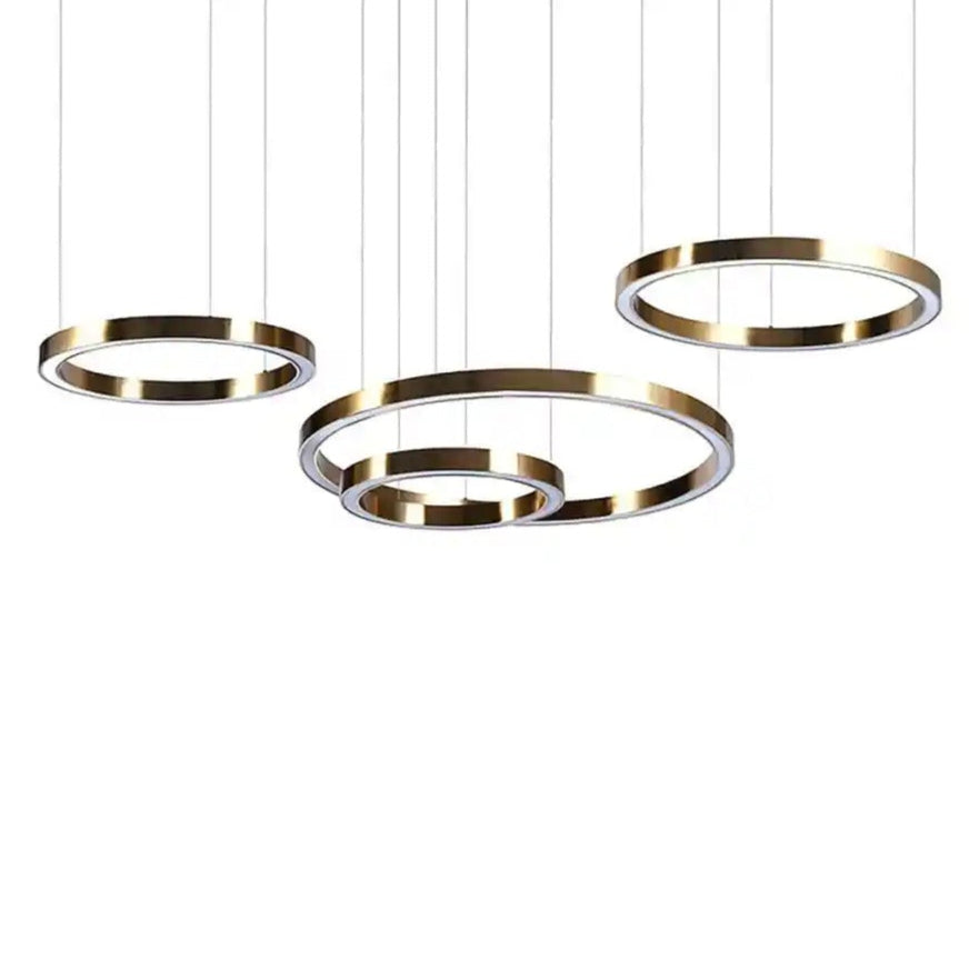 LILOU gold chandelier