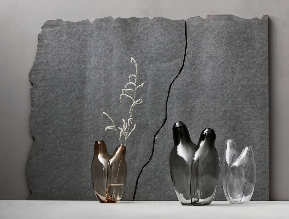 Váza HUG jantárové sklo