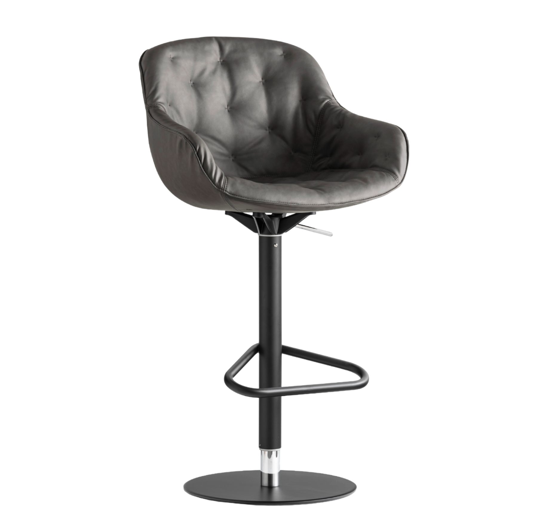 Upholstered Quilted IGLOO Bar Stool