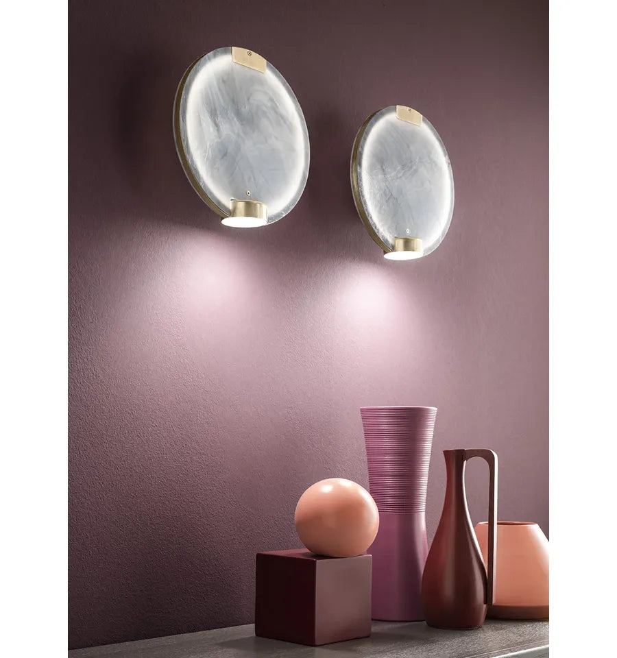 HORO A Wall Lamp in Brushed Brass