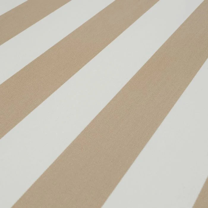 Biely otočný vonkajší fotel RELAX s krémovým odtieňom