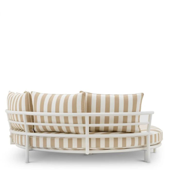 LAGUNO Outdoor Sofa White with Cream