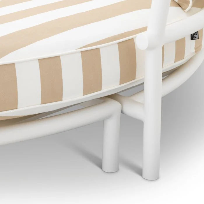 LAGUNO Outdoor Sofa White with Cream