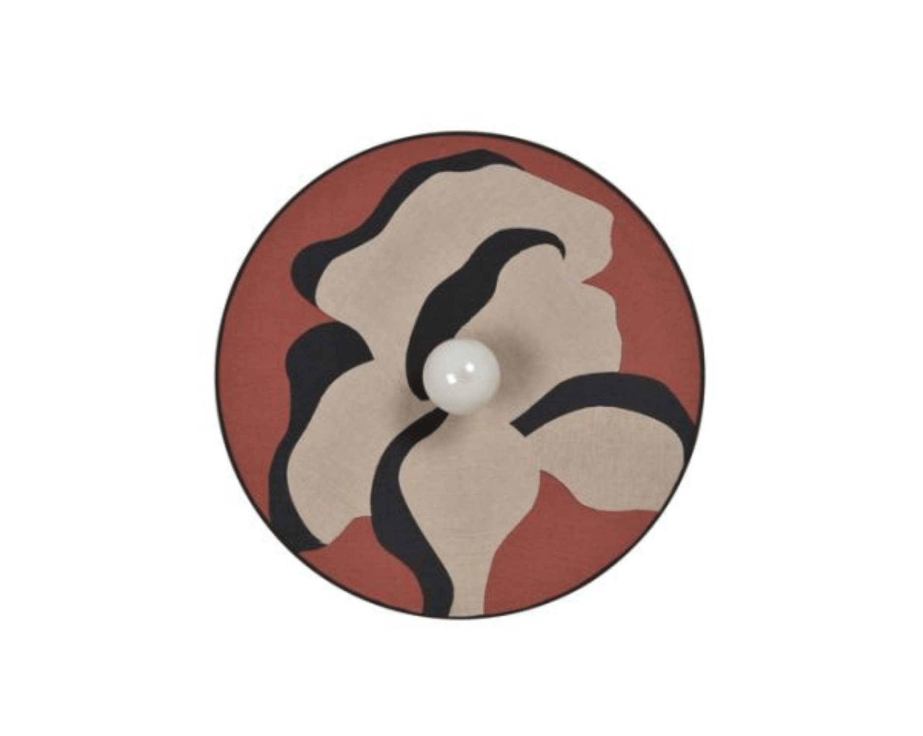 Kinkiet SONIA LAUDET karminowy Market Set Ø60 cm   Eye on Design