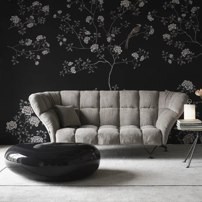 Puf KOISHI antracitový