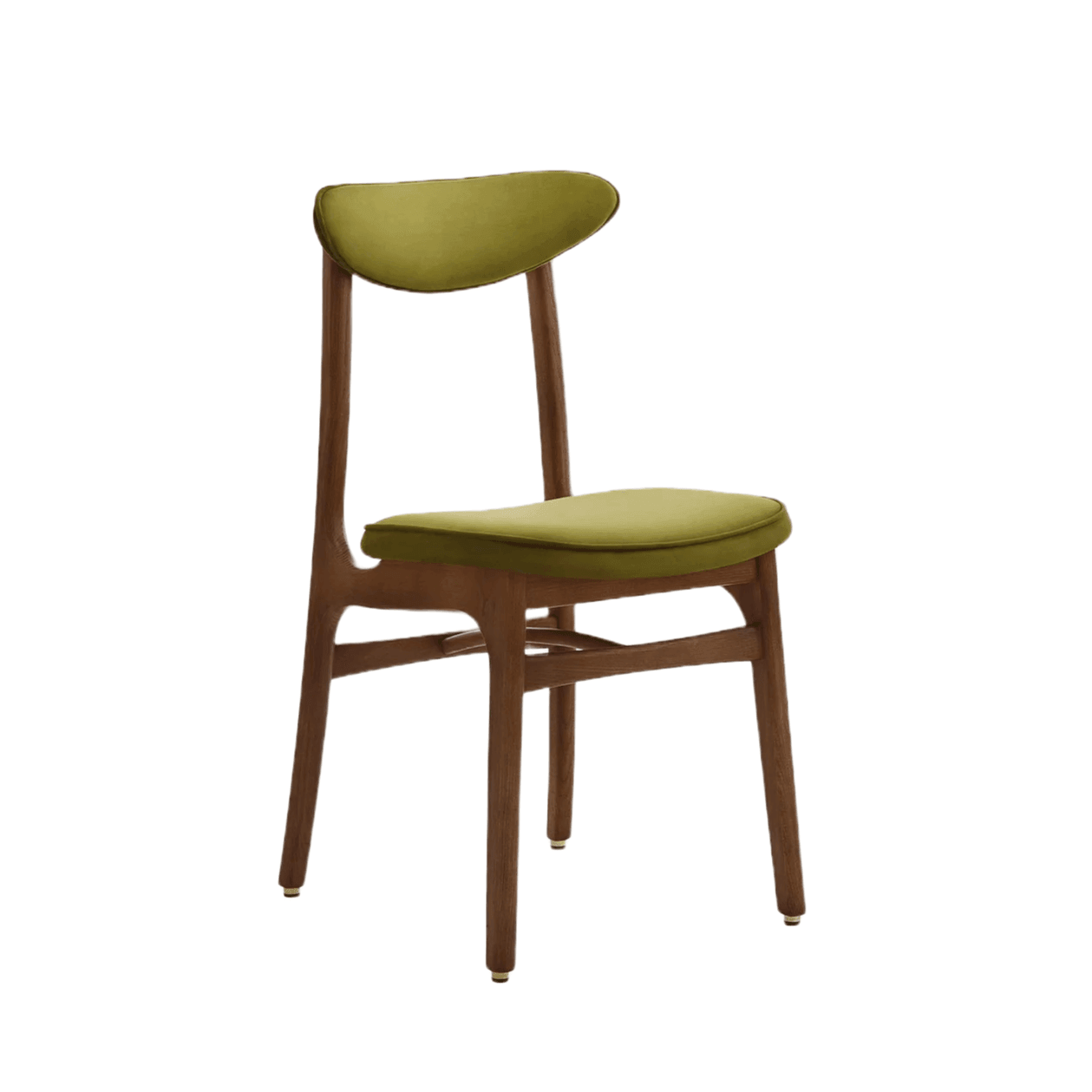 Krzesło 200-190 zielony w tkaninie Velvet Olive 366 concept    Eye on Design