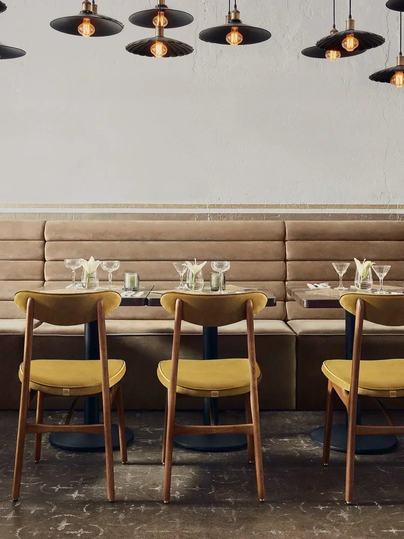 Krzesło 200-190 żółty w tkaninie Wool Mustard 366 concept    Eye on Design