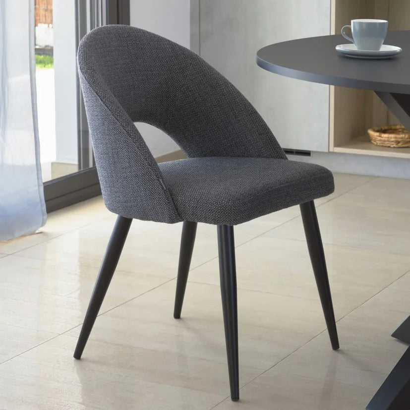 MAEL Chair Dark Gray Chenille