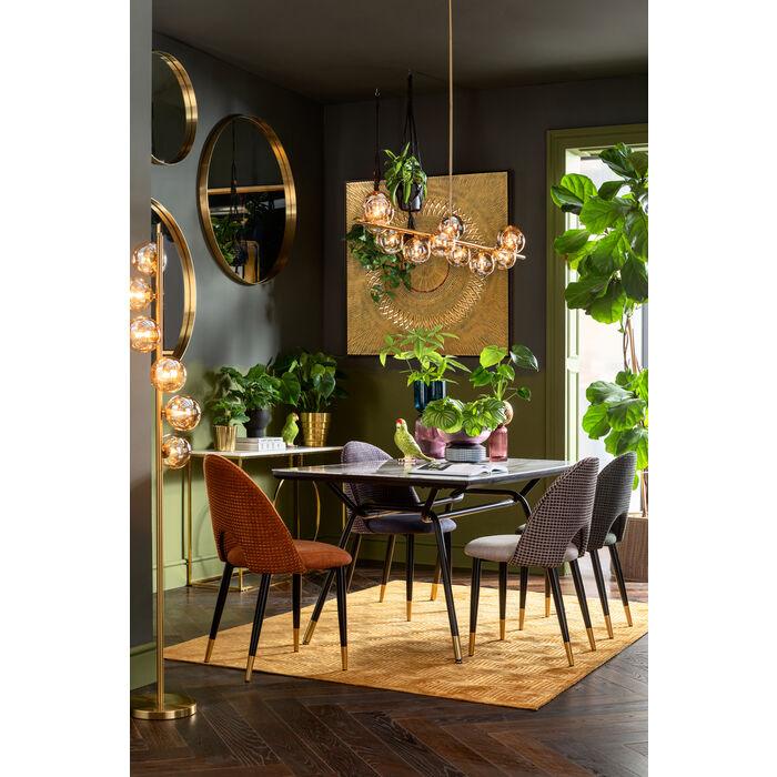 Krzesło HUDSON beżowy z czarną podstawą - Eye on Design