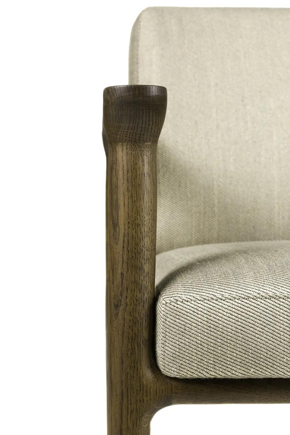 Chair with armrests ZIO oak wood Moooi Eye on Design