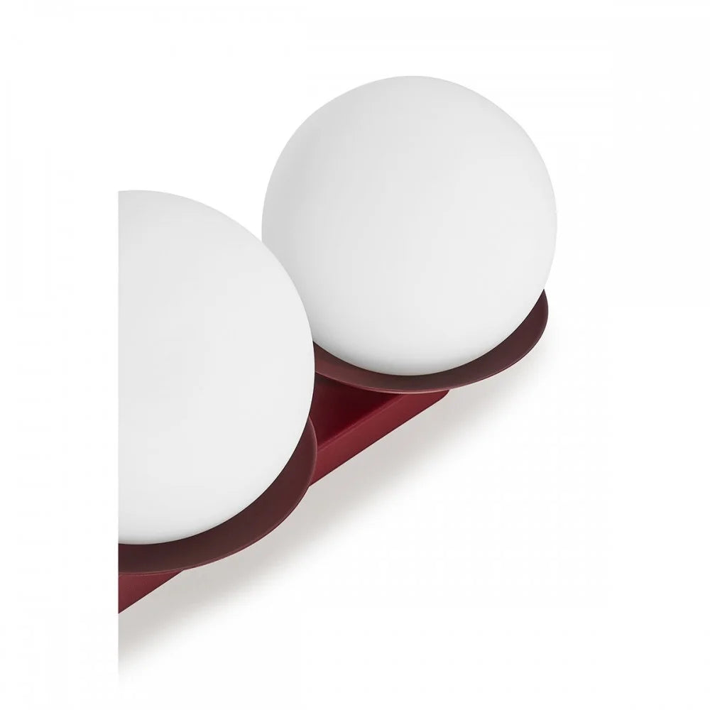 KUUL TRIO ceiling lamp burgundy