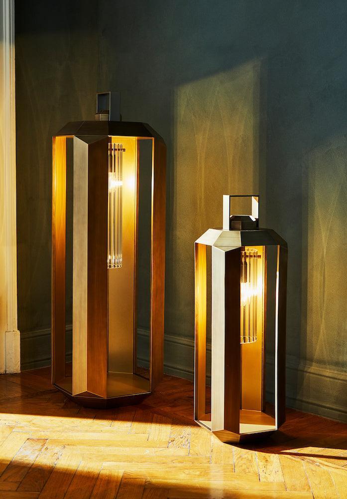 Lampa podłogowa CUBE złoty Contardi    Eye on Design