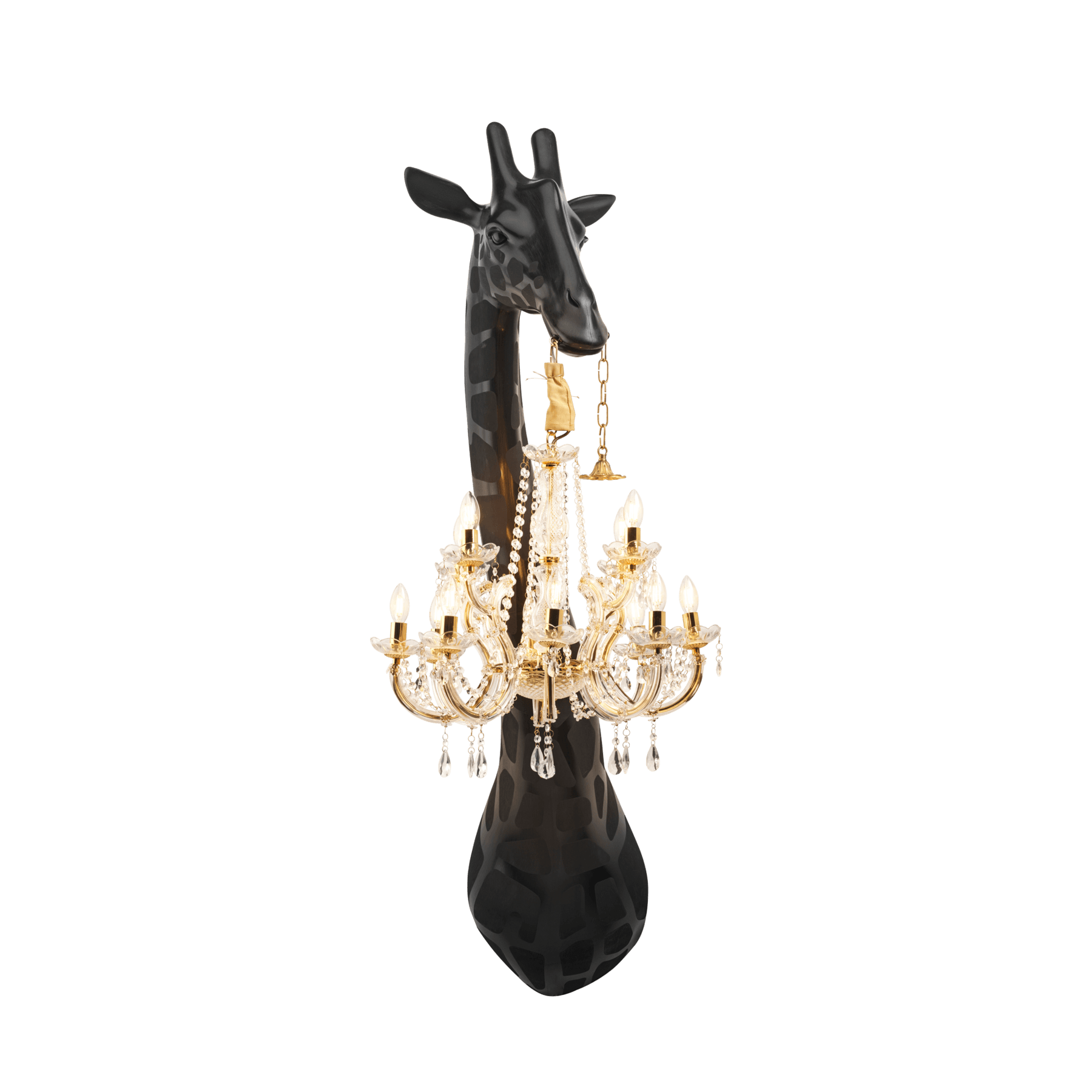 Lampa ścienna GIRAFFE IN LOVE czarna Qeeboo    Eye on Design