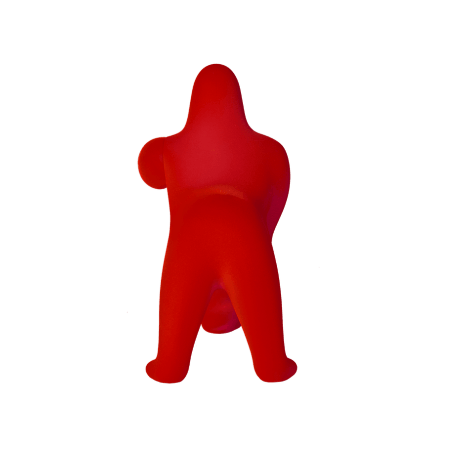 Lampa stołowa KONG VELVET czerwony Qeeboo    Eye on Design