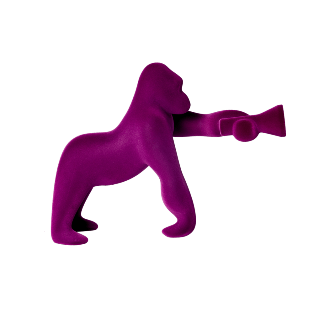 Lampa stołowa KONG VELVET fioletowy Qeeboo    Eye on Design