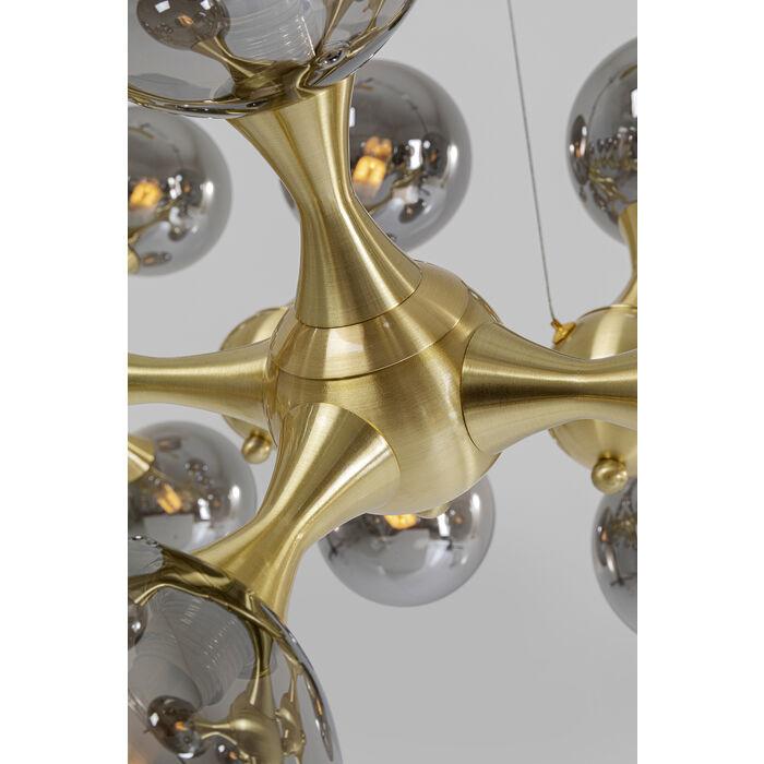 Lampa wisząca ATOMIC BALLS złoty z dymionym szkłem - Eye on Design