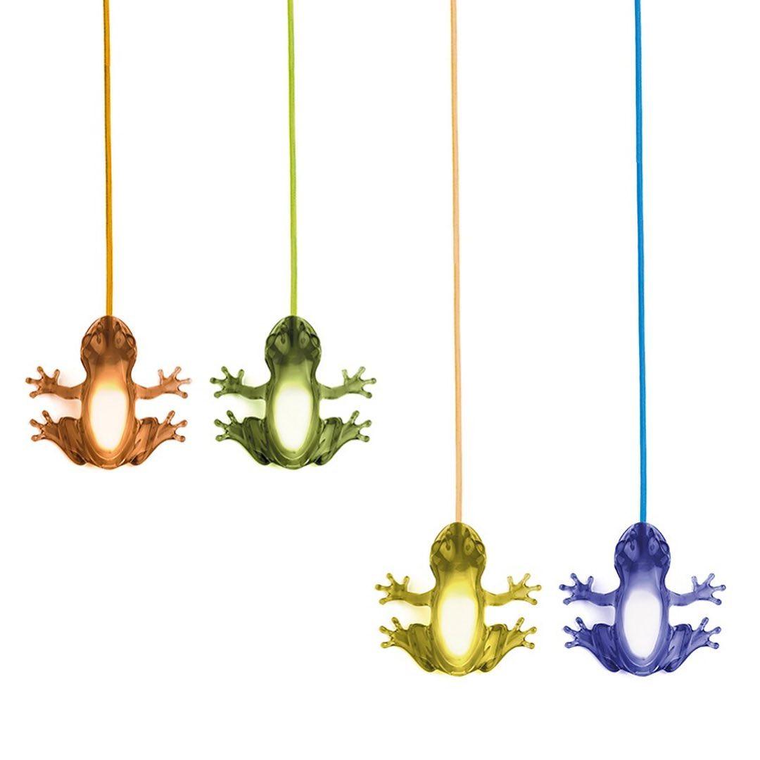 Lampa wisząca HUNGRY FROG szmaragdowy Qeeboo    Eye on Design
