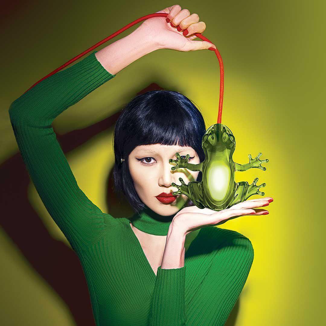 Lampa wisząca HUNGRY FROG szmaragdowy Qeeboo    Eye on Design