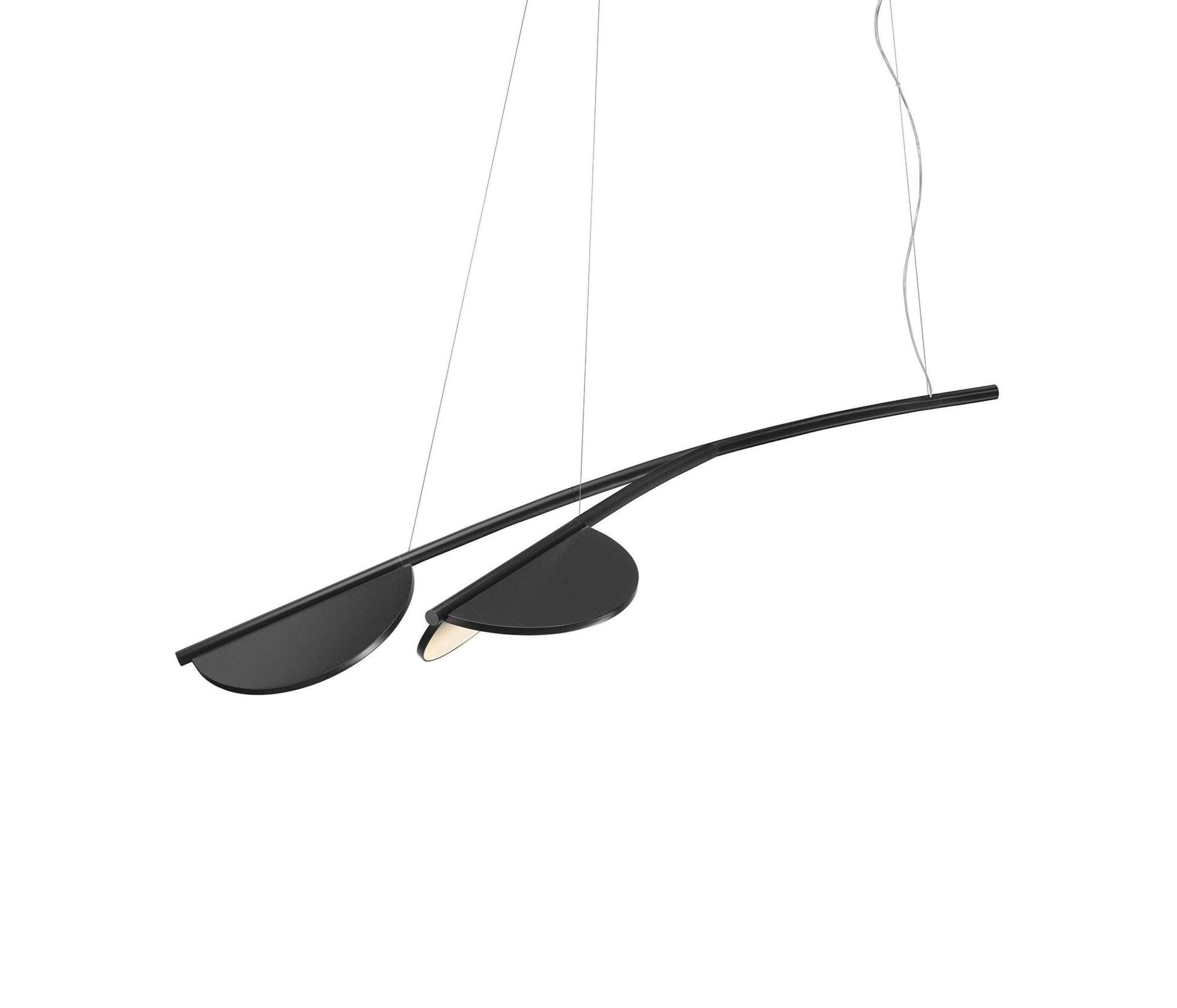 Lampa wisząca krótka ALMENDRA ORGANIC antracytowy Flos 2   Eye on Design