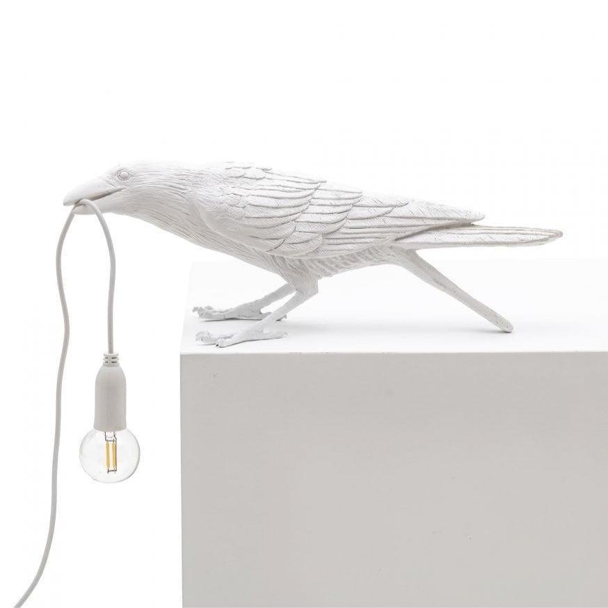 Lampa zewnętrzna BIRD PLAYING biały Seletti    Eye on Design