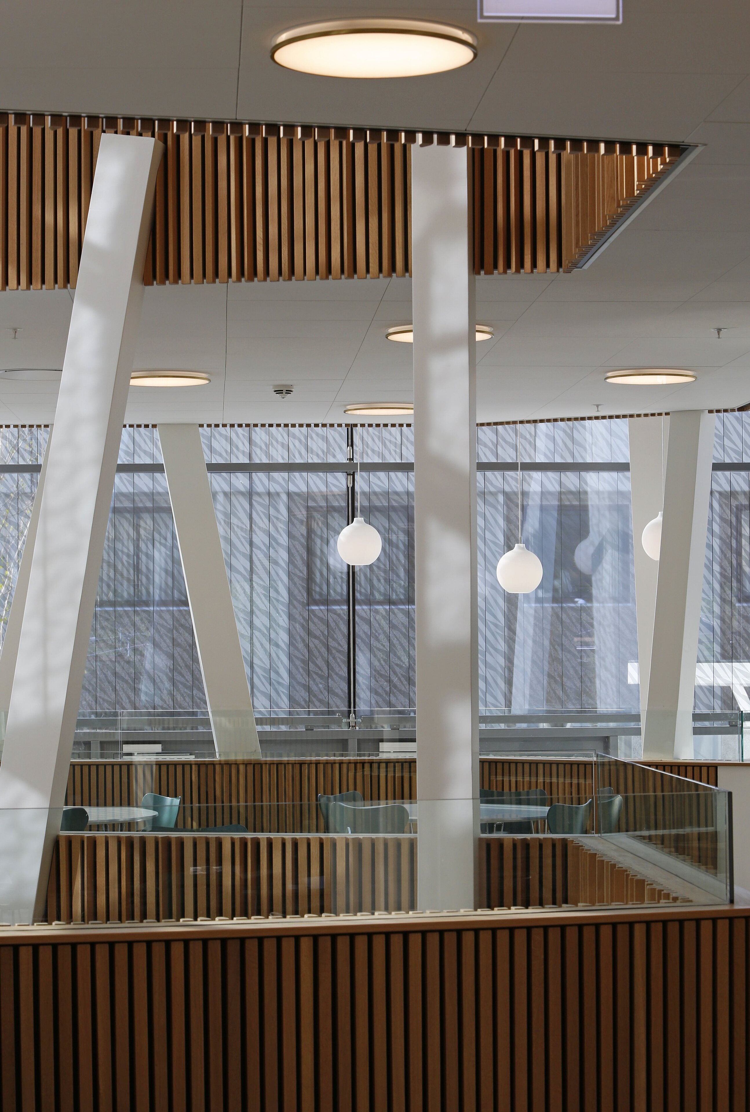 AJ MUNKEGAARD white ceiling light with brass finish