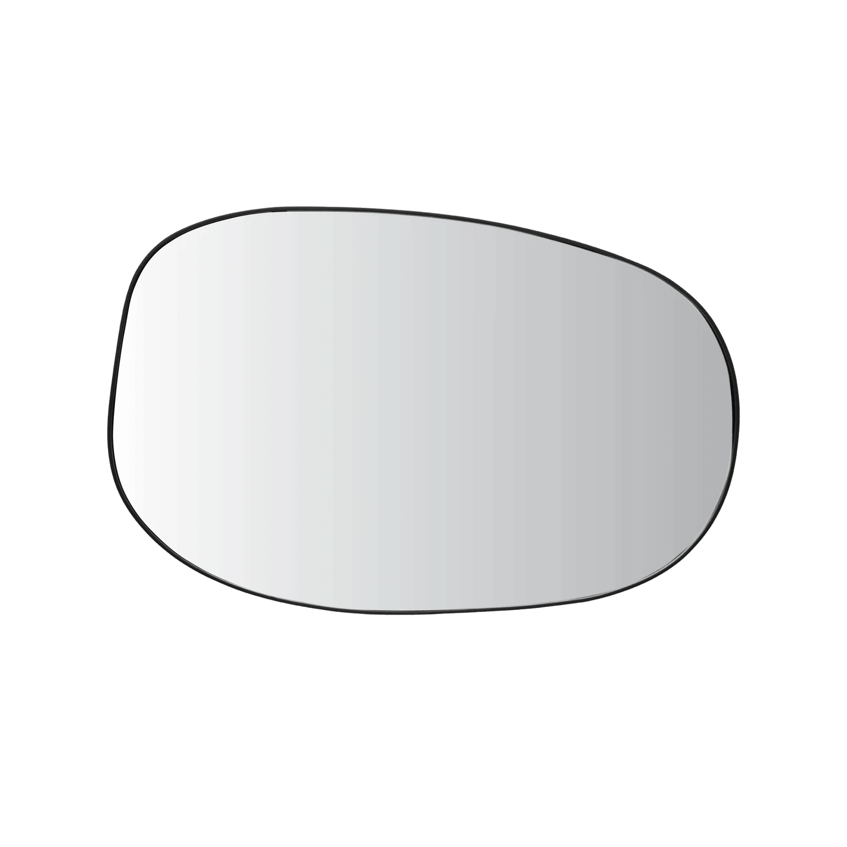 Lustro podłużne ORGANIC czarny Urban Nature Culture    Eye on Design