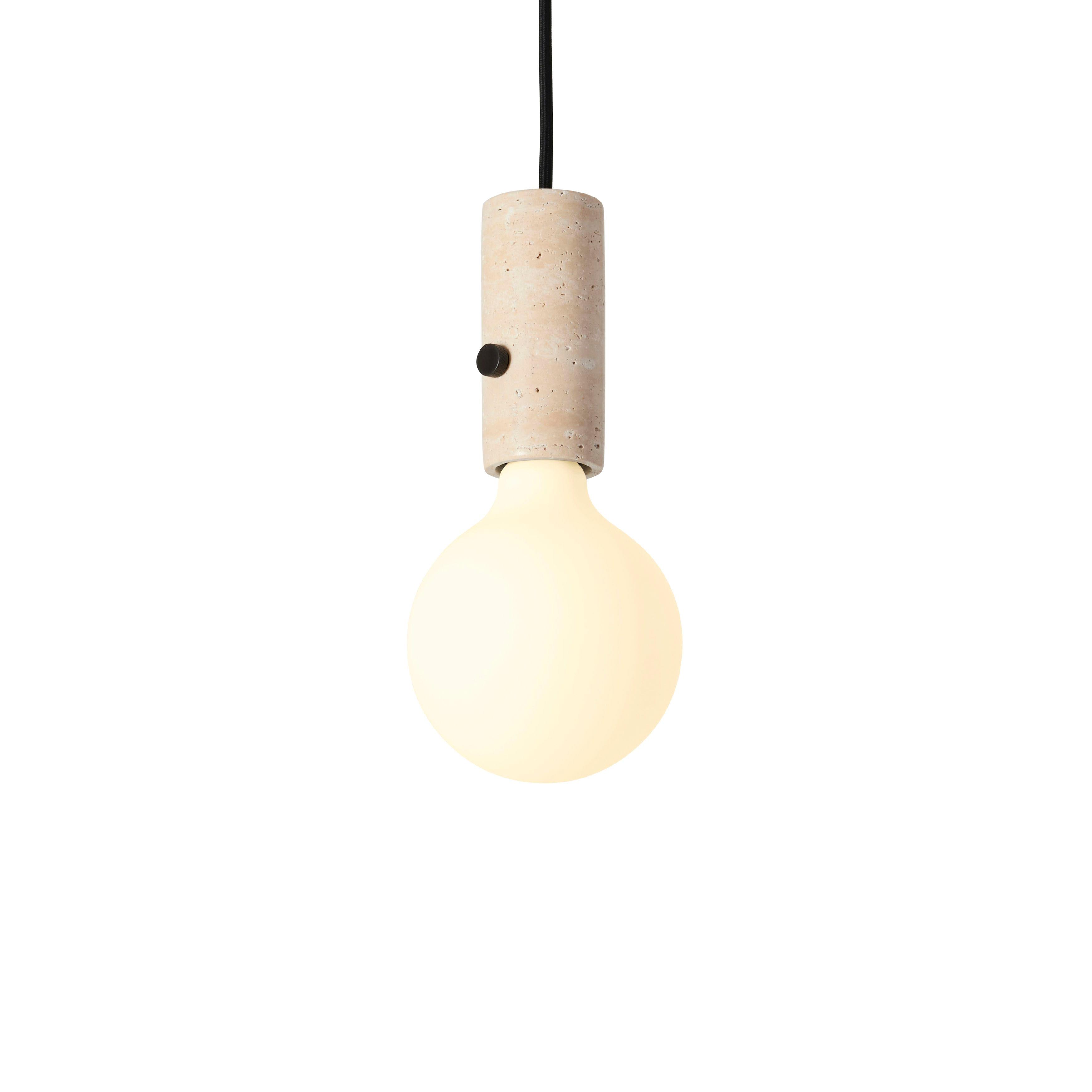 Core multifunction lamp cream travertine