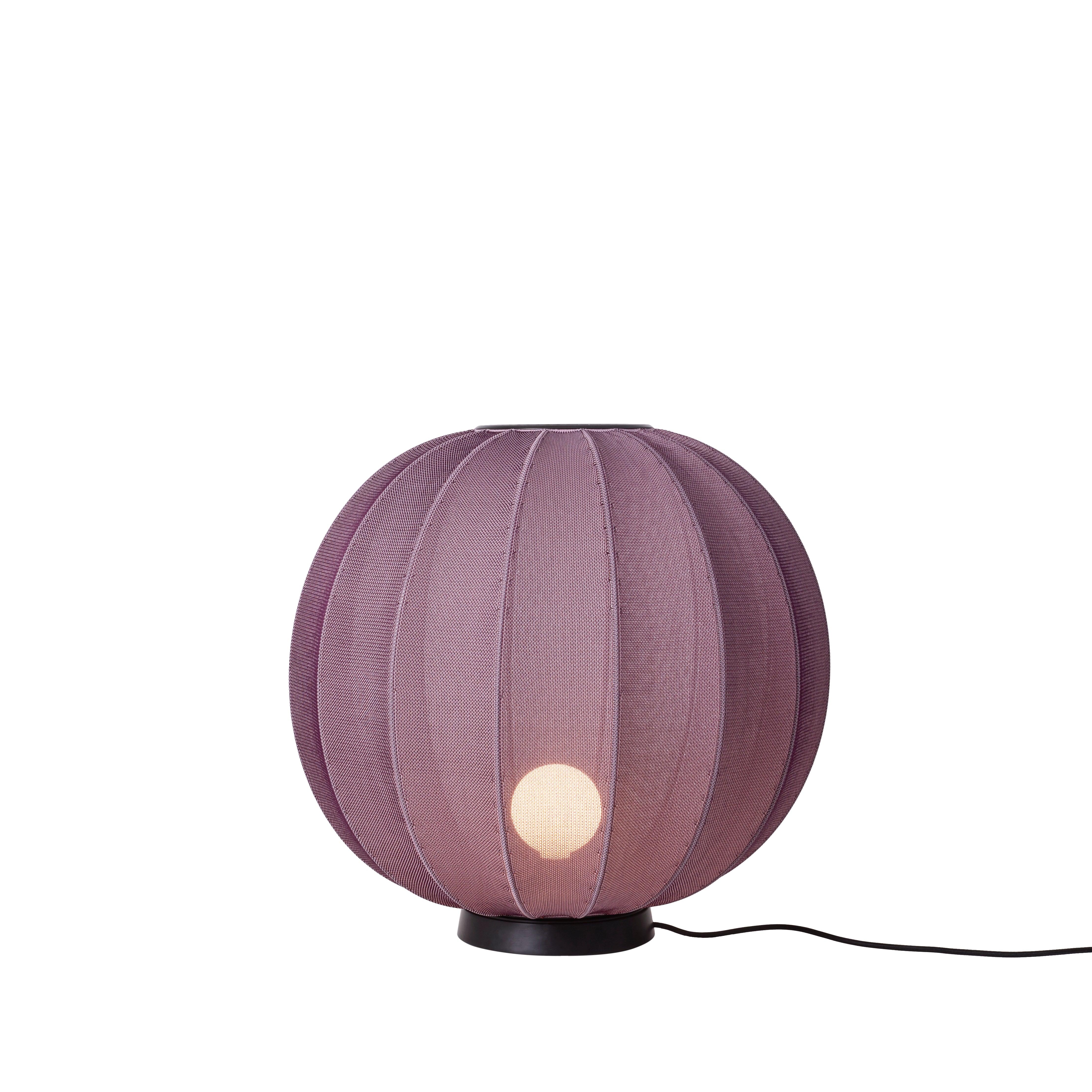 Nízka podlahová lampa KNIT-WIT LEVEL burgundská