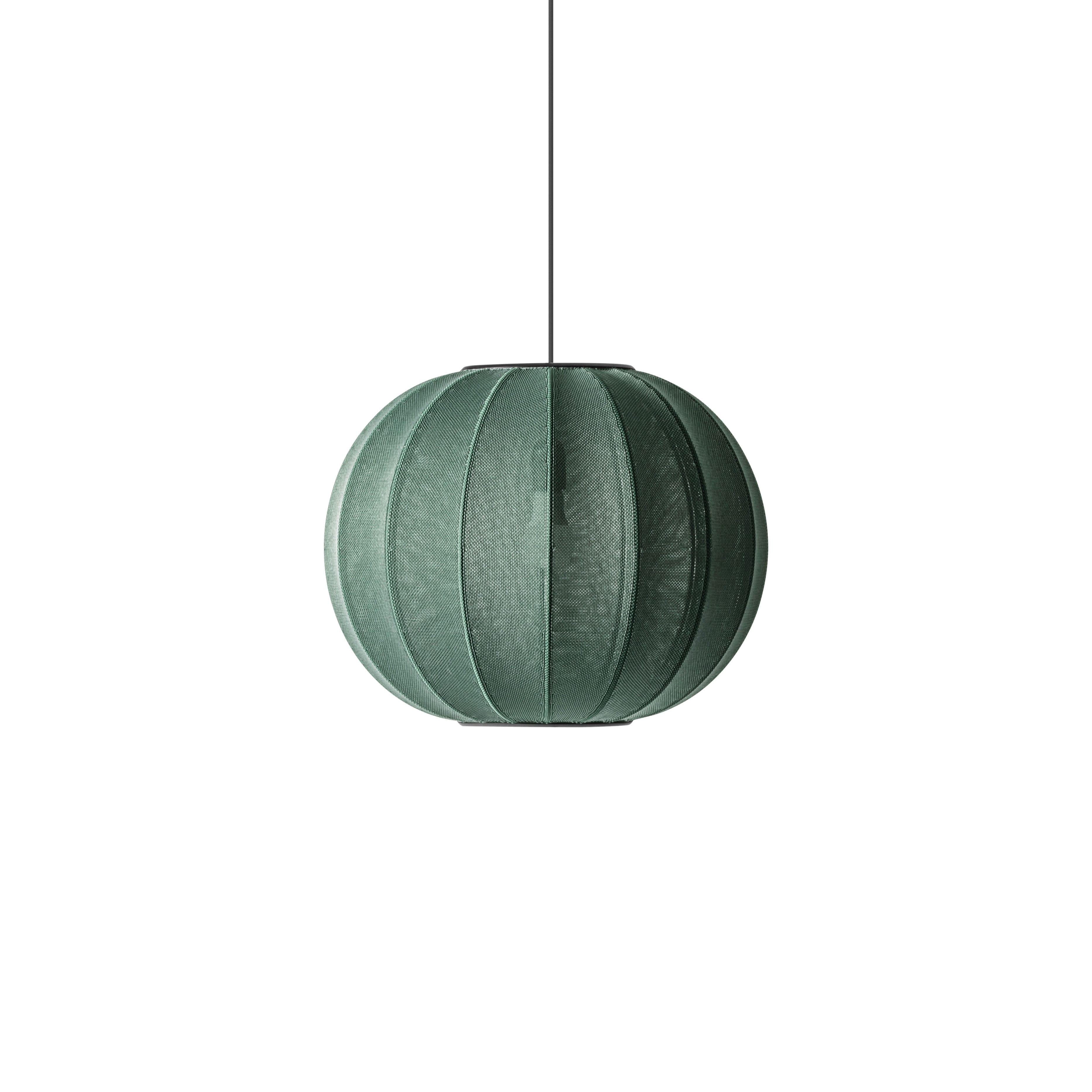 Knit-Wit Round hanging lamp green
