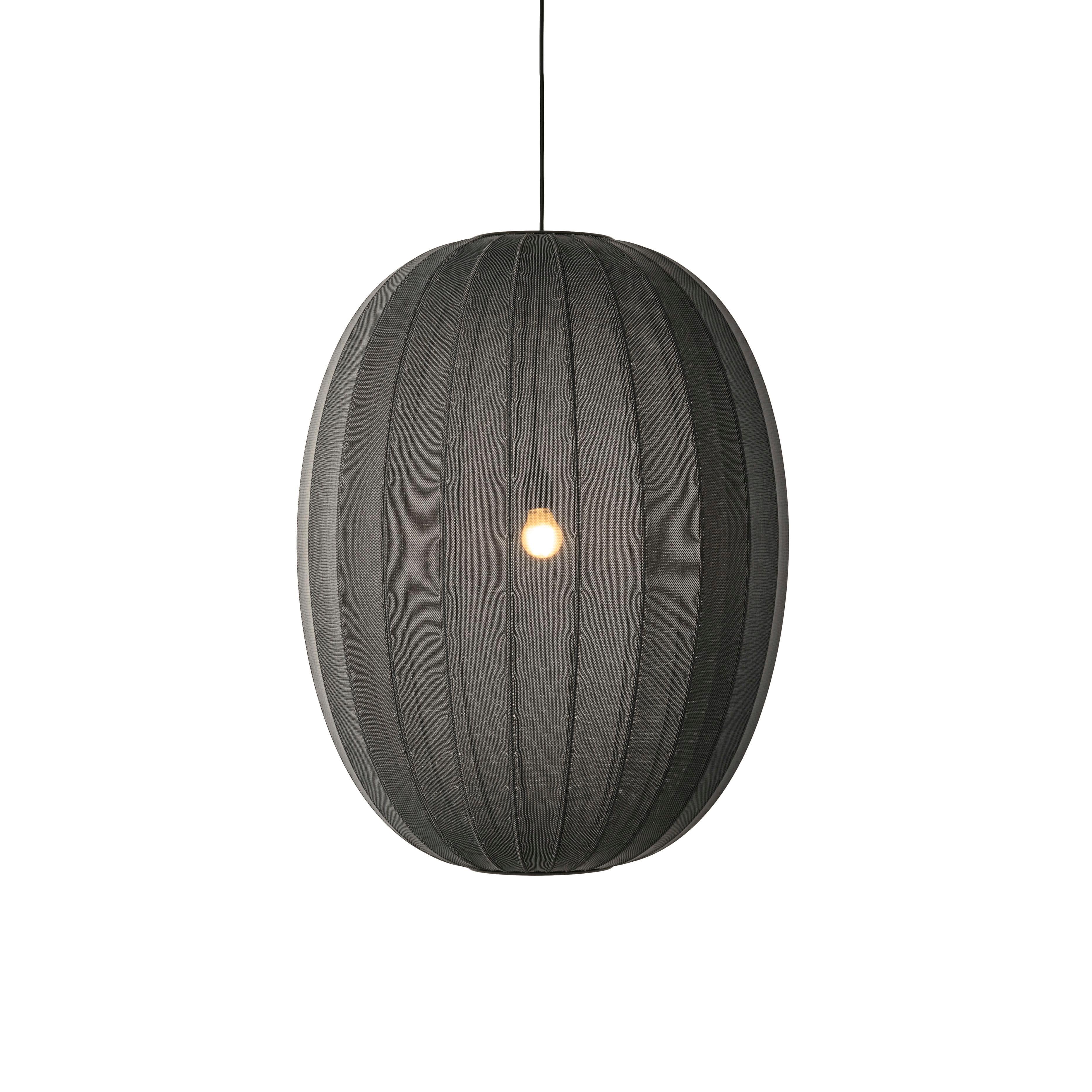 Knit-Wit High Black hanging lamp