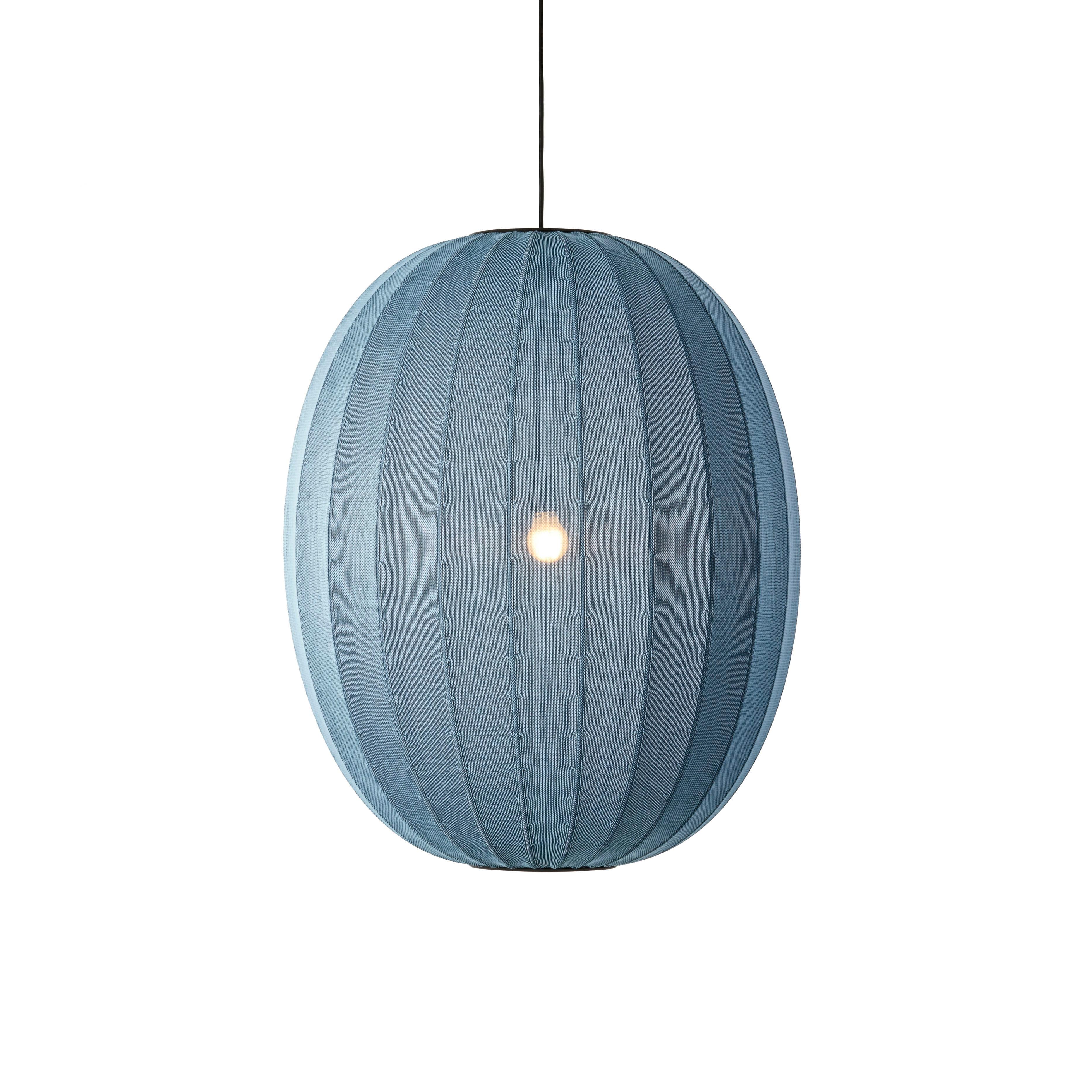 Závesná lampa KNIT-WIT HIGH modrá