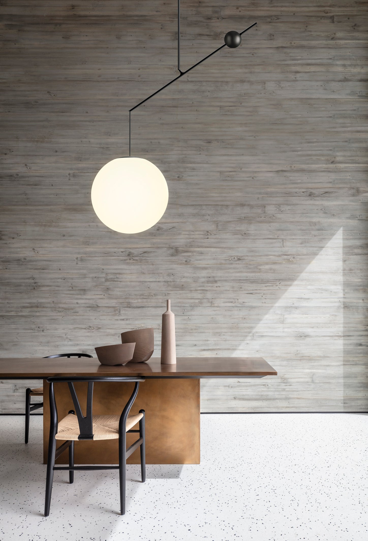 Závesná lampa MALAMATA čierna