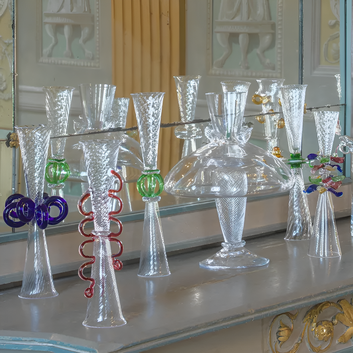 Váza BABAL sklo fúkané