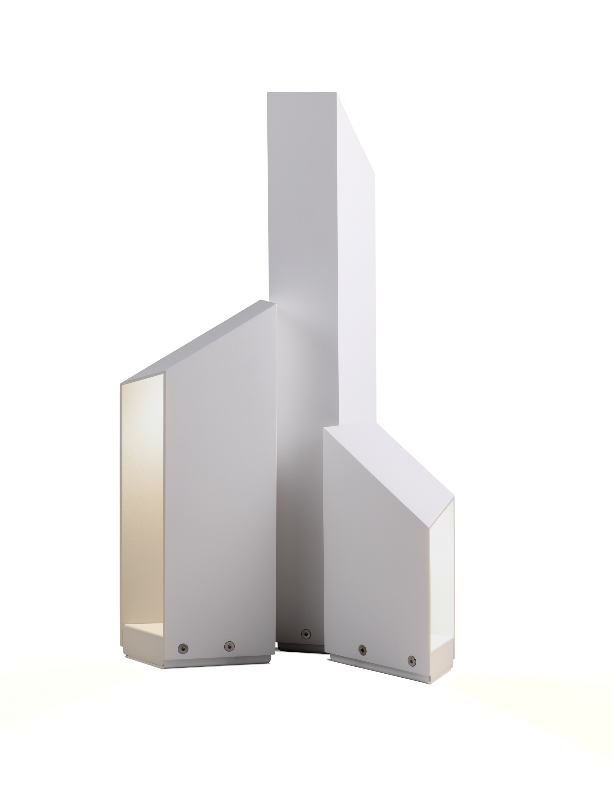 Exteriérová lampa DOMUS biela