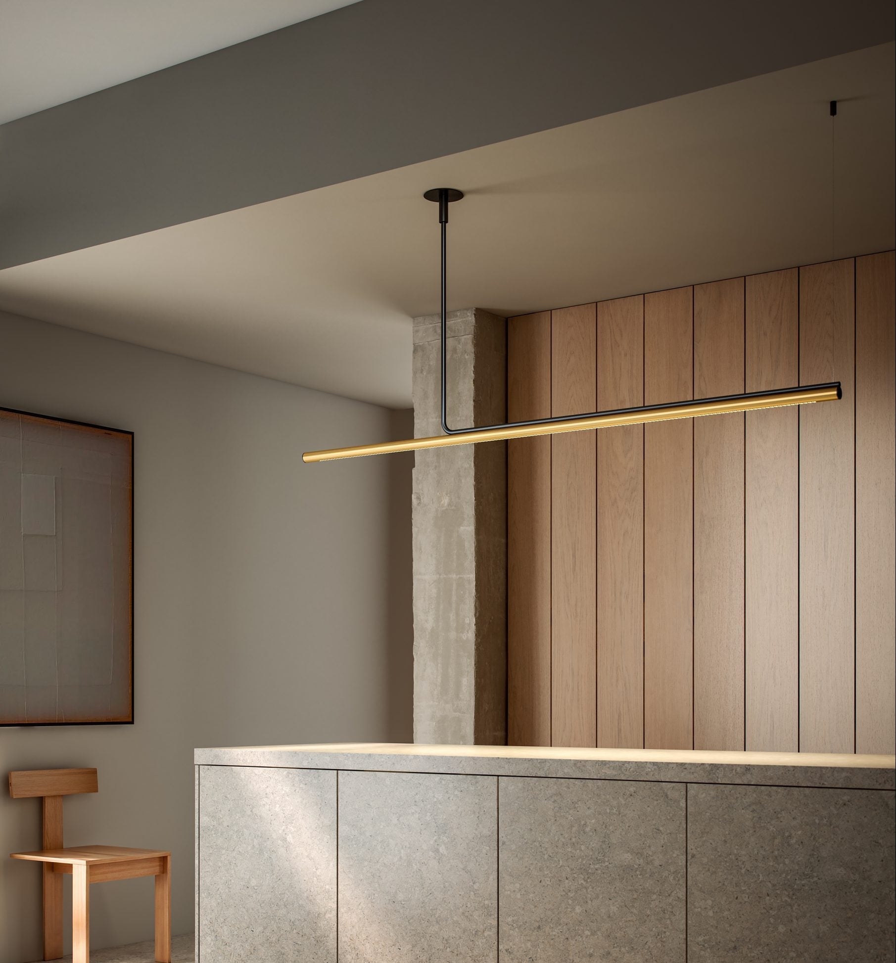 AMBROSIA PRO Gold Pendant Lamp