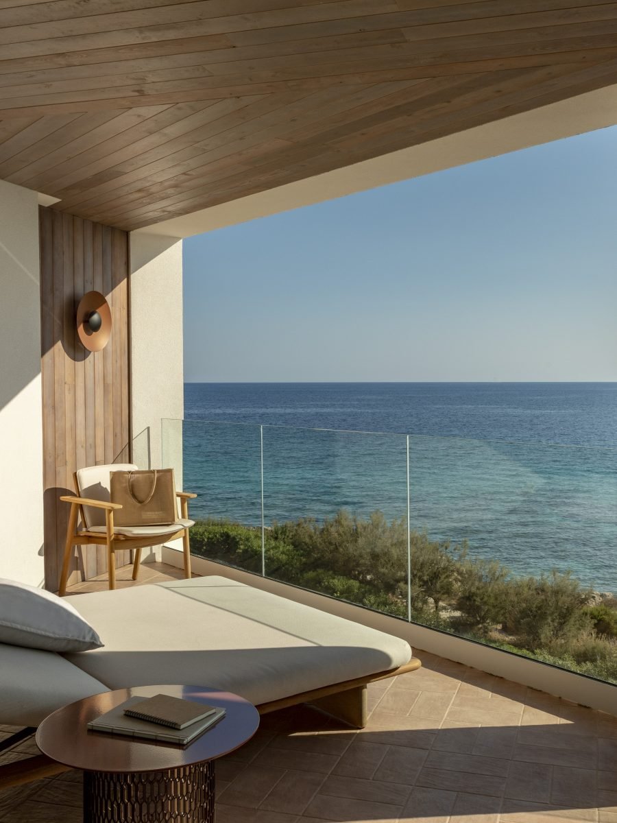 GINGER Outdoor Wall Light in Rusty Brown