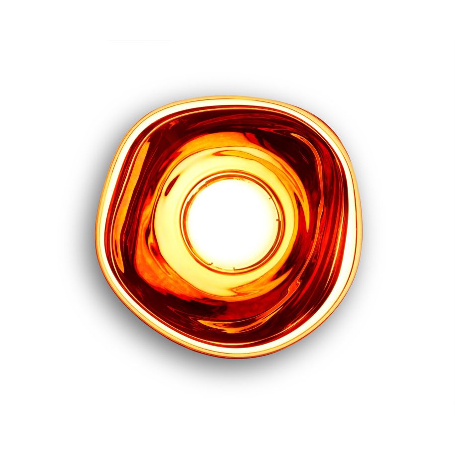 Melt Copper wall lamp