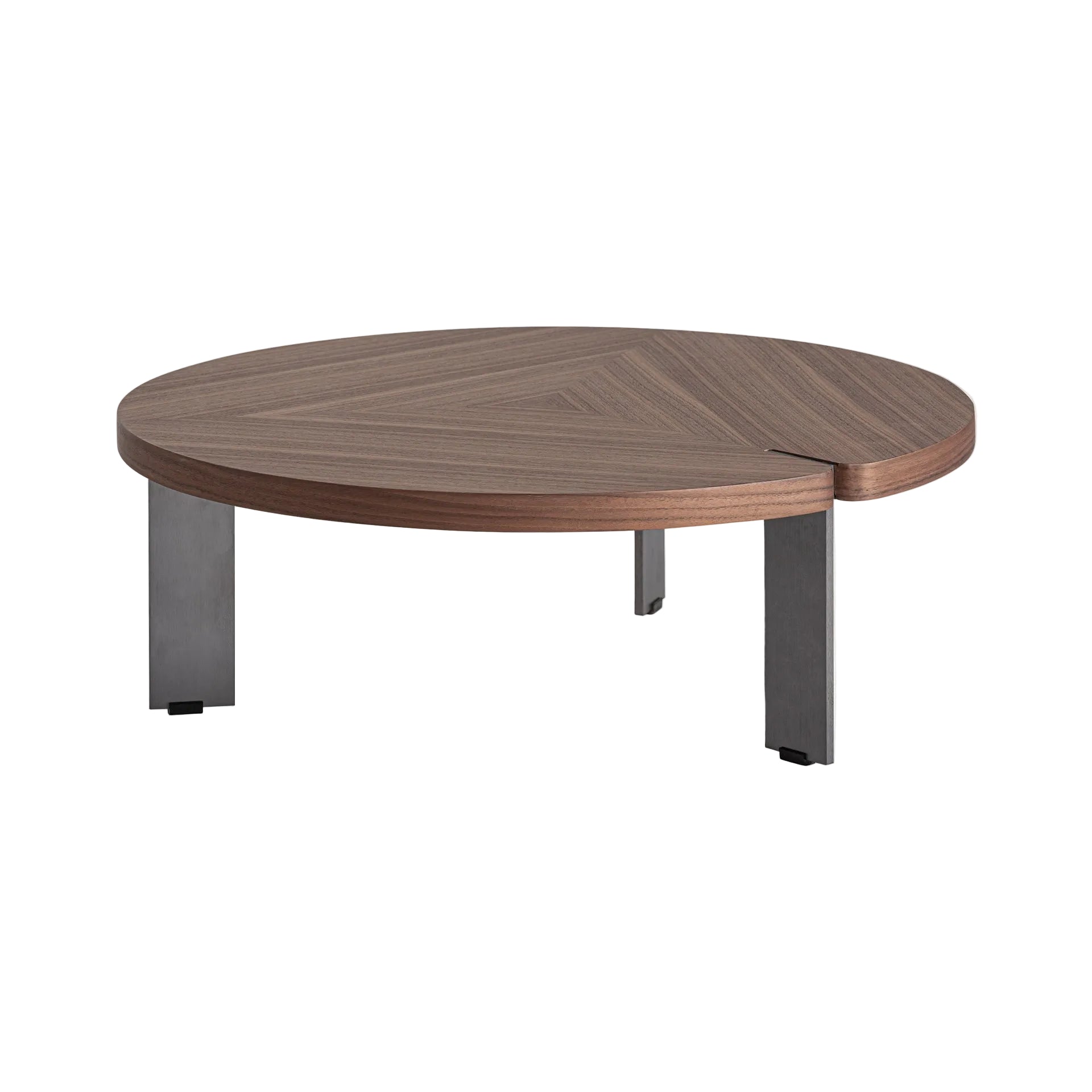 GENEIKEN walnut veneer coffee table