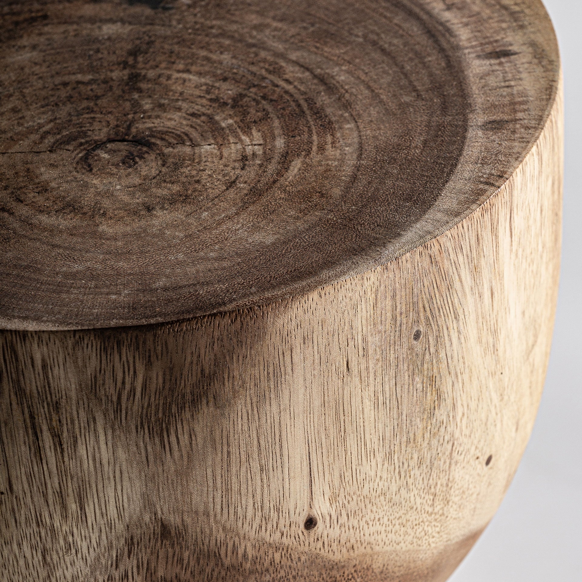 Stôl v tvare presýpacích hodín RIMINI z dreva suar