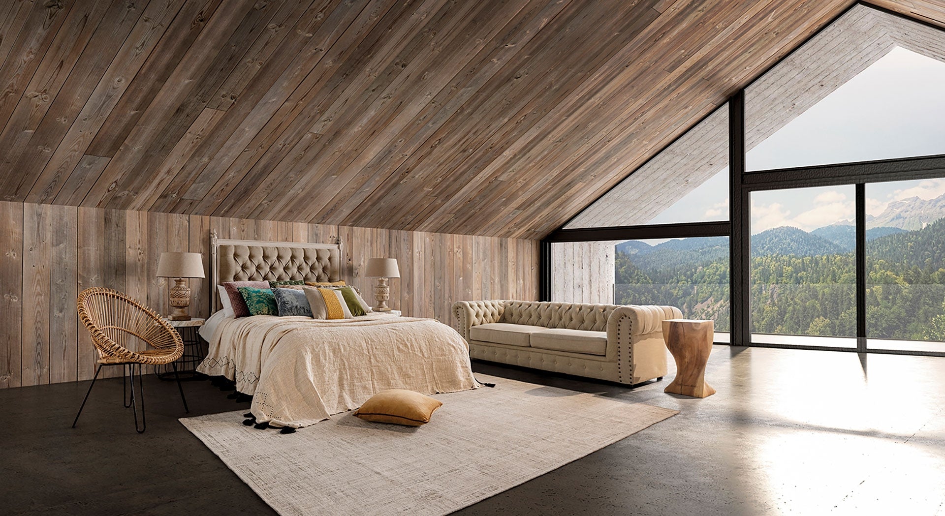 Bočný stolík YENDI z tropického dreva