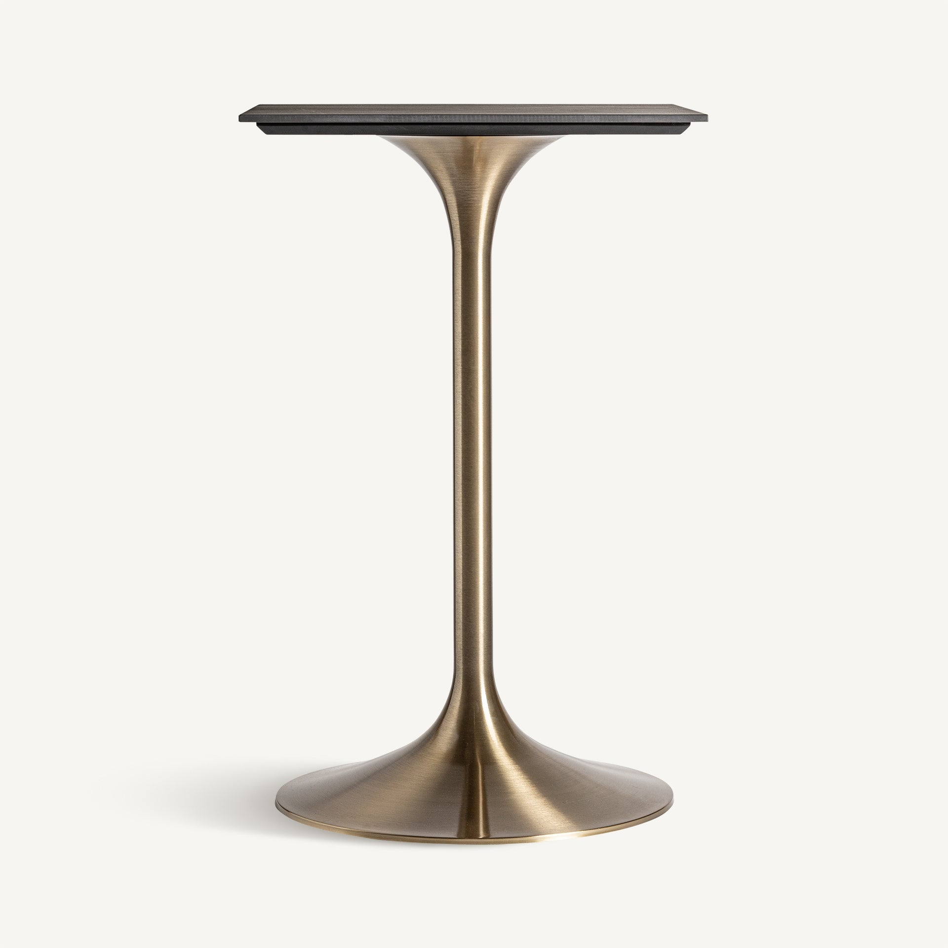 ULLALAND Black Bar Table with Gold Base