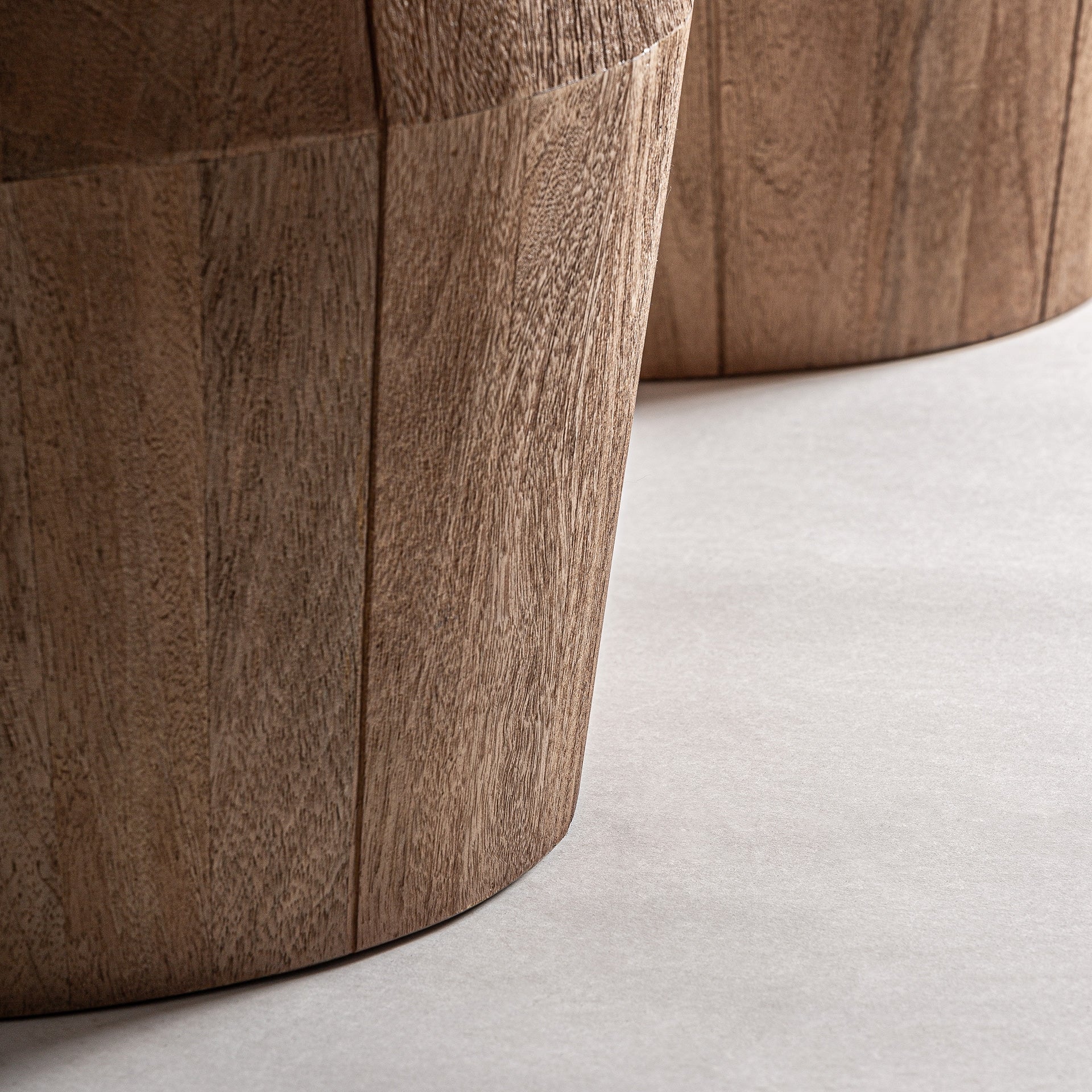 Oval Table JACQUARD Mango Wood