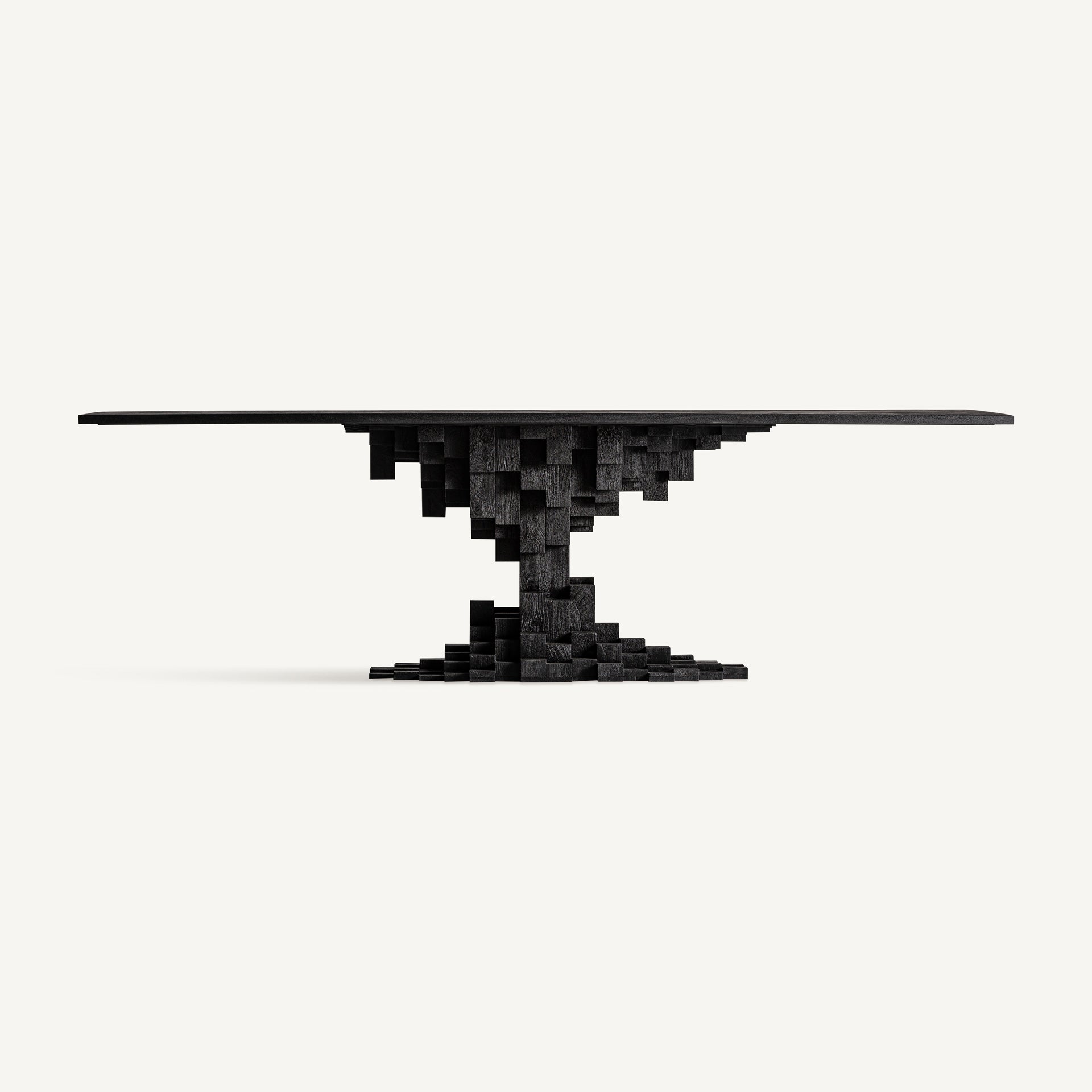 PÈTRIA Table Black Mango Wood