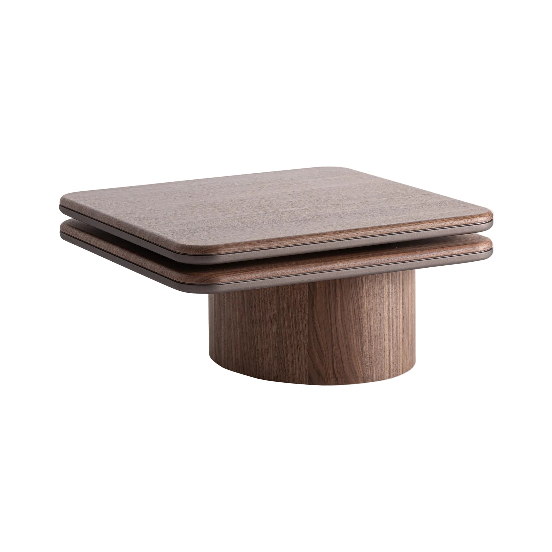 KEXBY Walnut Veneer Coffee Table