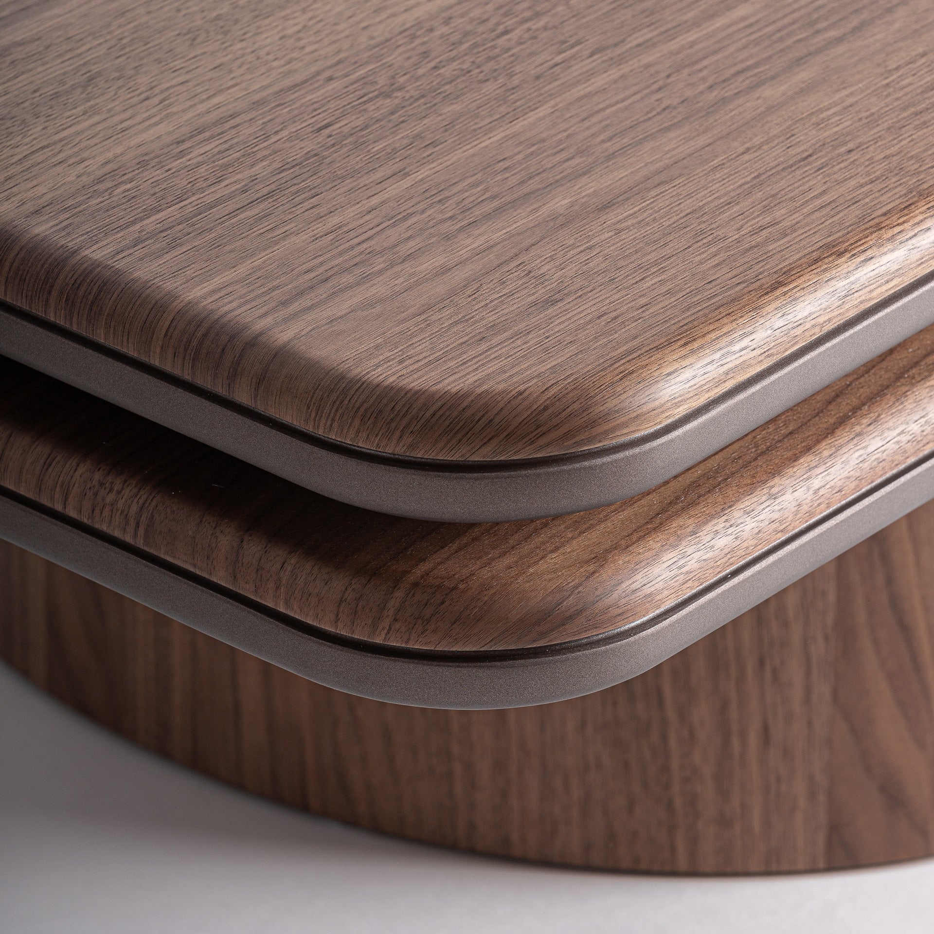 KEXBY Walnut Veneer Coffee Table