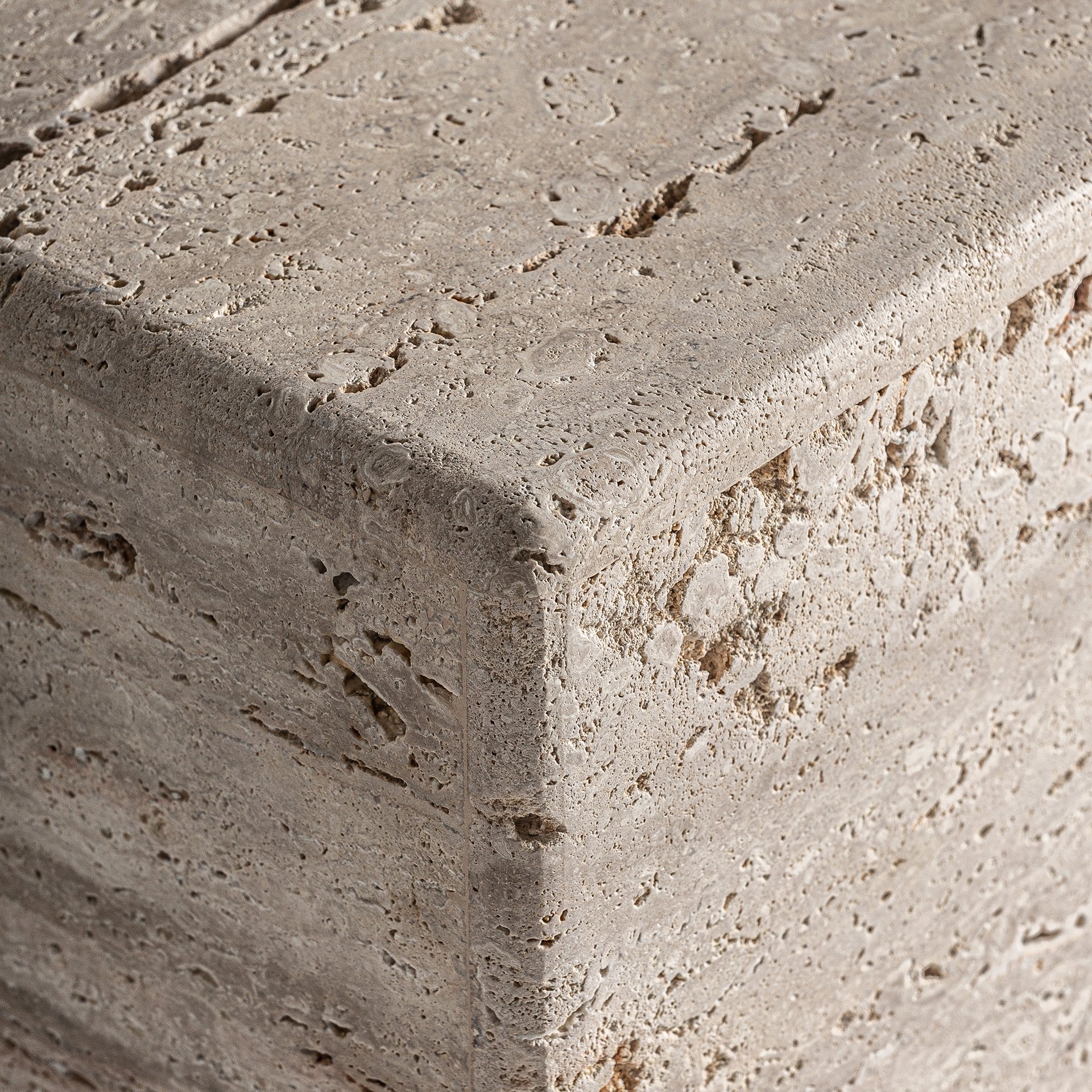 RAPOLANO travertine coffee table