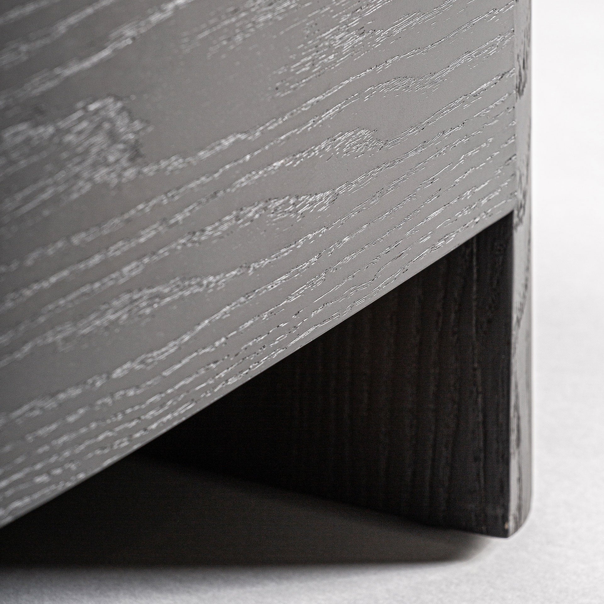 WOLFACH Nightstand Black Oak Veneer