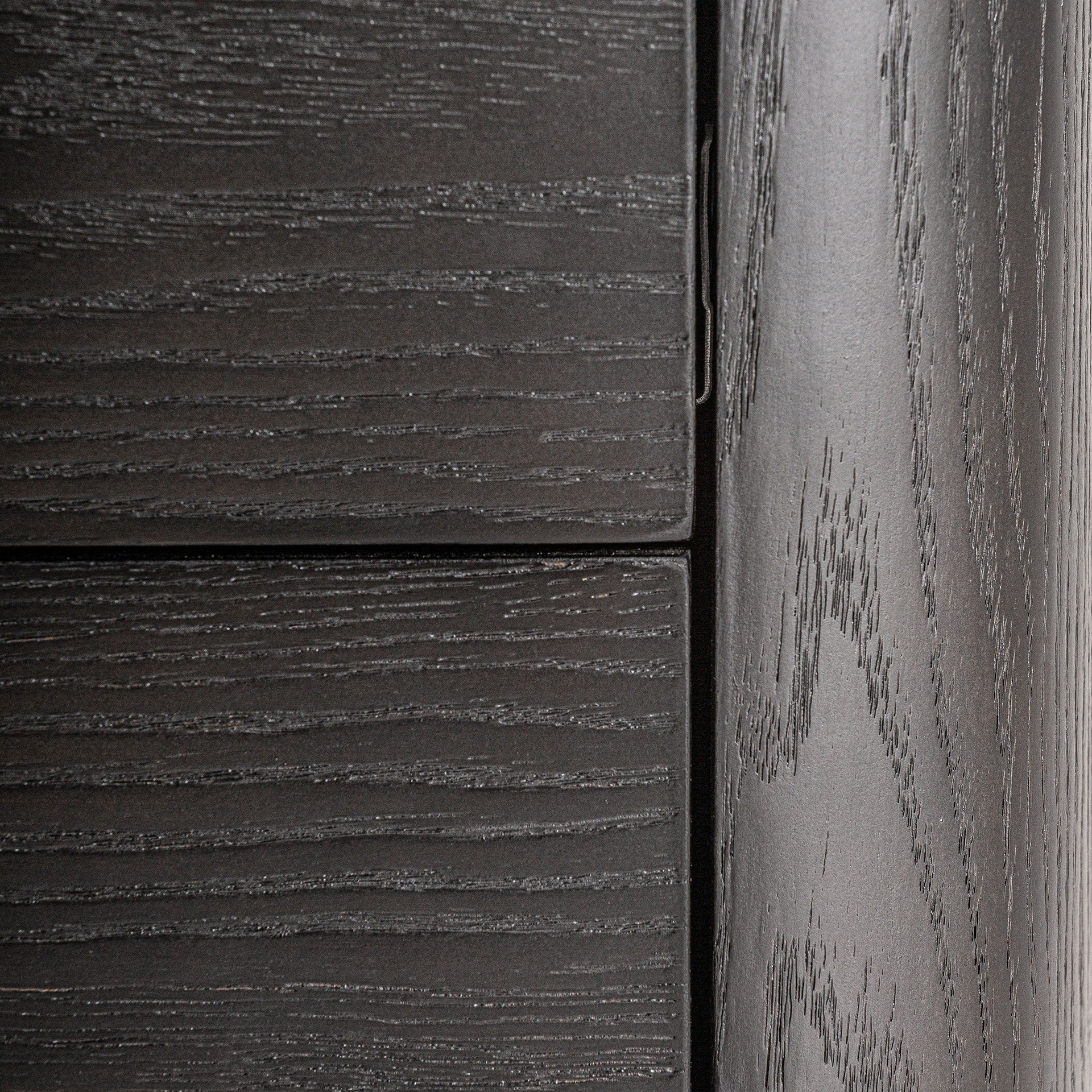 WOLFACH Nightstand Black Oak Veneer