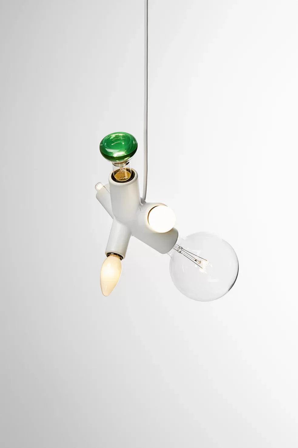 CLUSTER pendant lamp fixture white Moooi Eye on Design